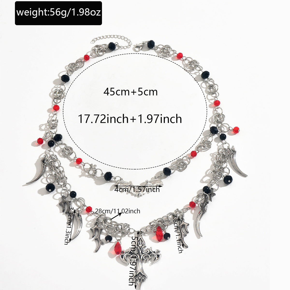 Gothic Nocturne Necklace – Halloween Limited Edition of Darkness and Elegance