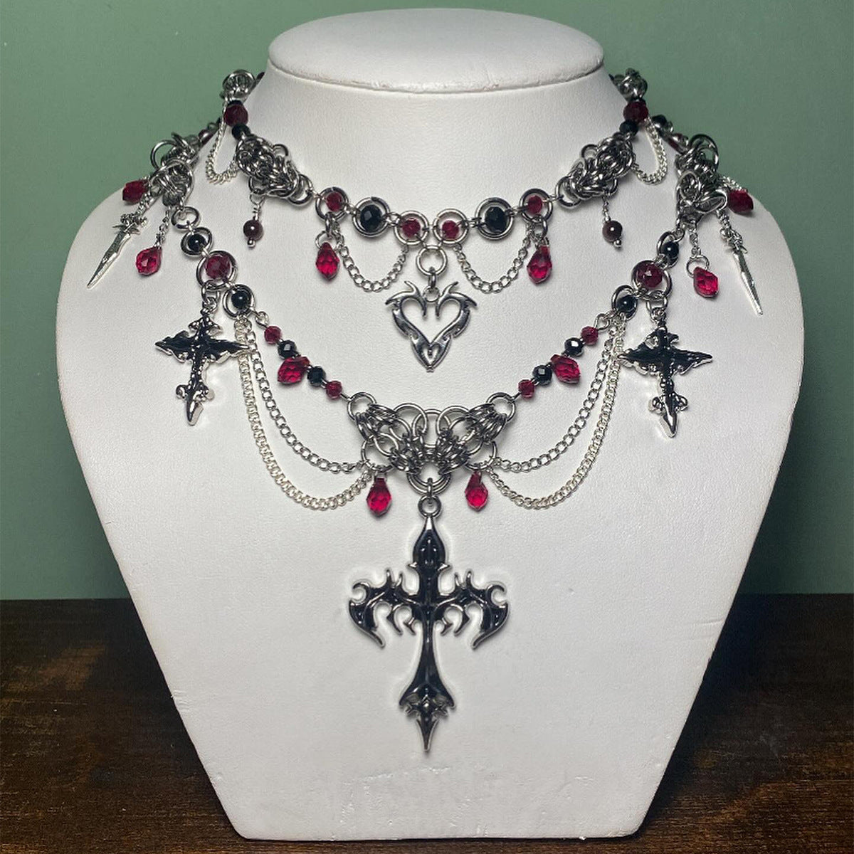 Gothic Nocturne Necklace – Halloween Limited Edition of Darkness and Elegance