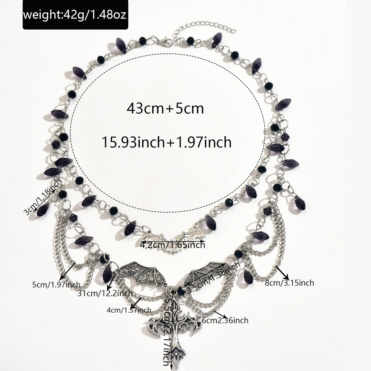 Gothic Nocturne Necklace – Halloween Limited Edition of Darkness and Elegance