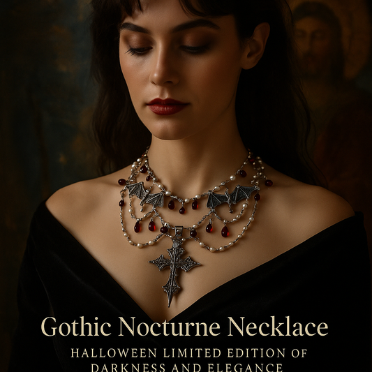Gothic Nocturne Necklace – Halloween Limited Edition of Darkness and Elegance