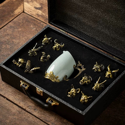 Yuanmingyuan Zodiac Heads Wine Cup Set