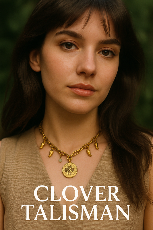 Clover Talisman Necklace – Divine Symbol of Fortune and Protection